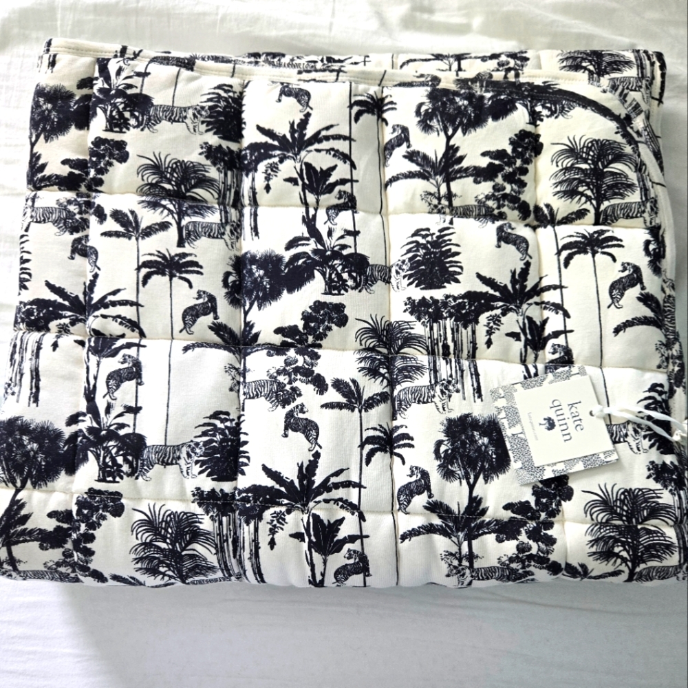 Kate Quinn Jungle Square Quilt NWT